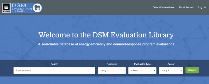 DSM Evaluation Library screenshot