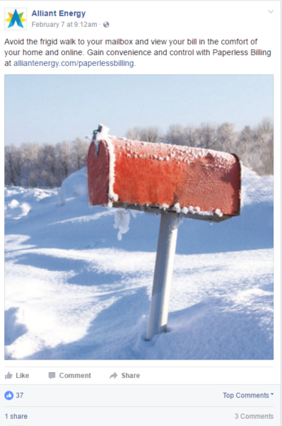 Cultural marketing of paperless billing