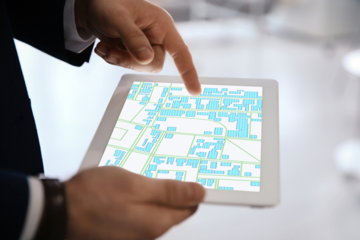 Image of person working on device