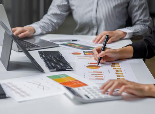 People analyzing data